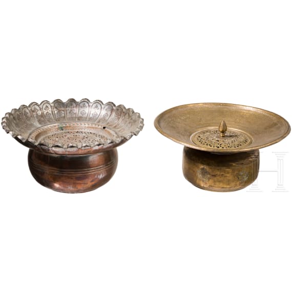 Two water bowls, Ottoman/Central Asia, 18th/19th century