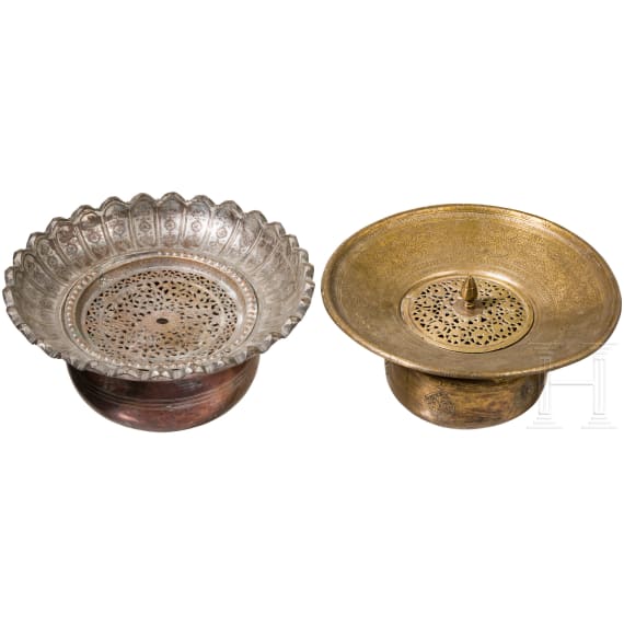 Two water bowls, Ottoman/Central Asia, 18th/19th century