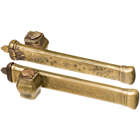 Two Ottoman writing sets, 19th century