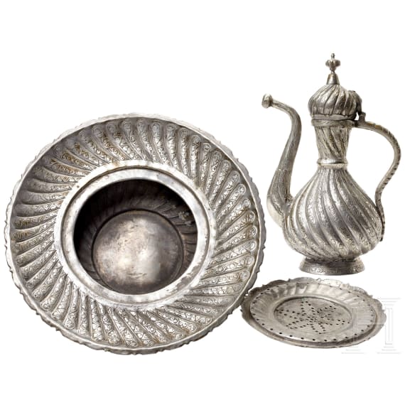 An Ottoman washing set, around 1900