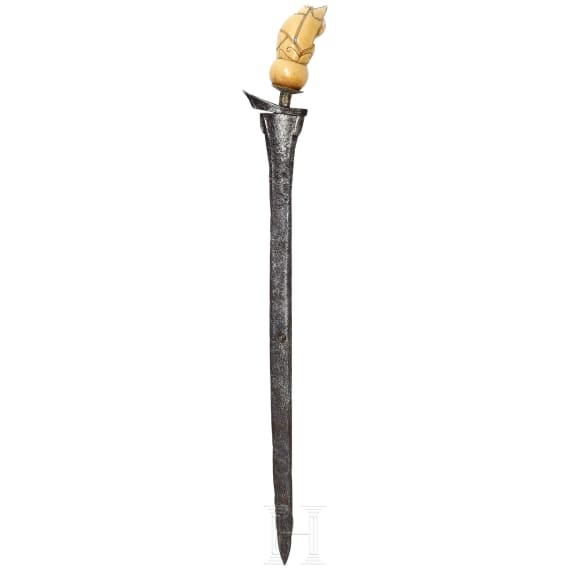 A silver-mounted kris, Sumatra, around 1900