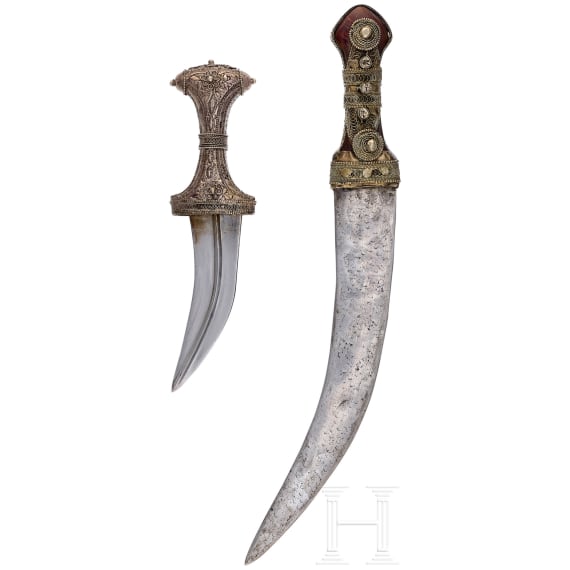 Two djambias from the Arabian Peninsula, 1st half of the 20th century