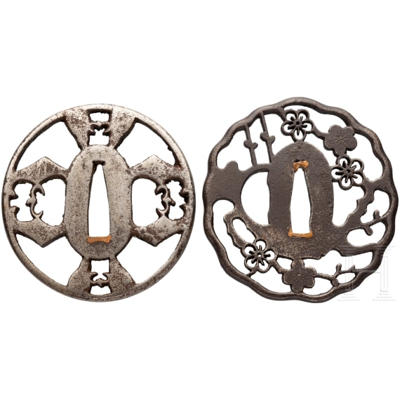 Two tsuba, Japan, 17th/18th century