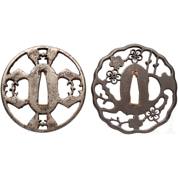 Two tsuba, Japan, 17th/18th century