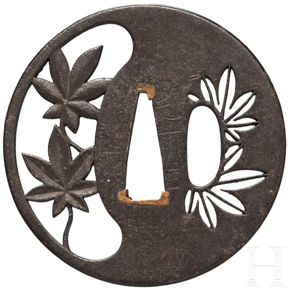 A tsuba, Japan, circa 1800