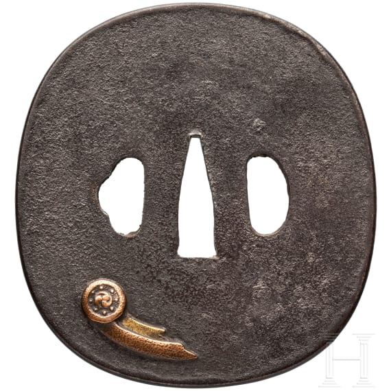 A tsuba, Japan, 2nd half Edo period