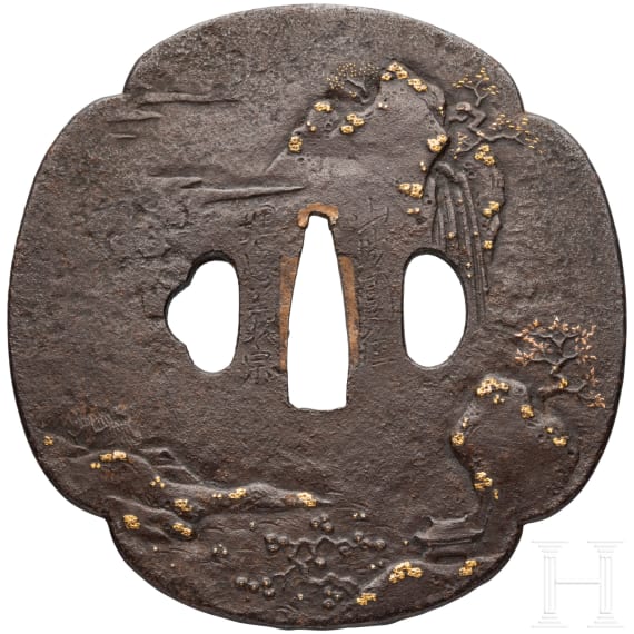 A tsuba, Japan, 2nd half Edo period
