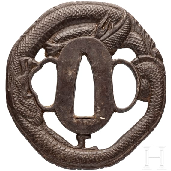 A tsuba, Japan, end of Edo period
