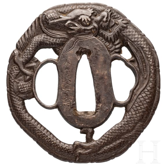 A tsuba, Japan, end of Edo period