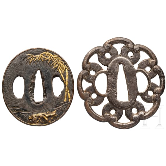 Two tsuba, Japan, 19th century