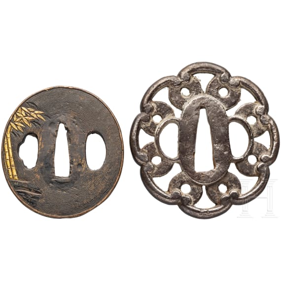 Two tsuba, Japan, 19th century