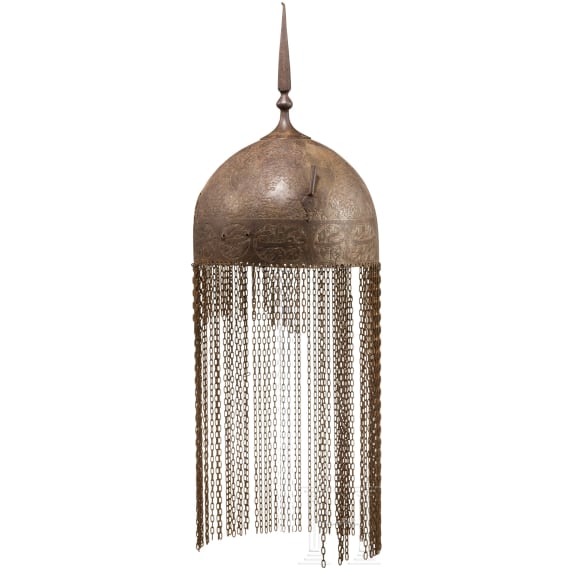 A Persian kulah khud, 19th century