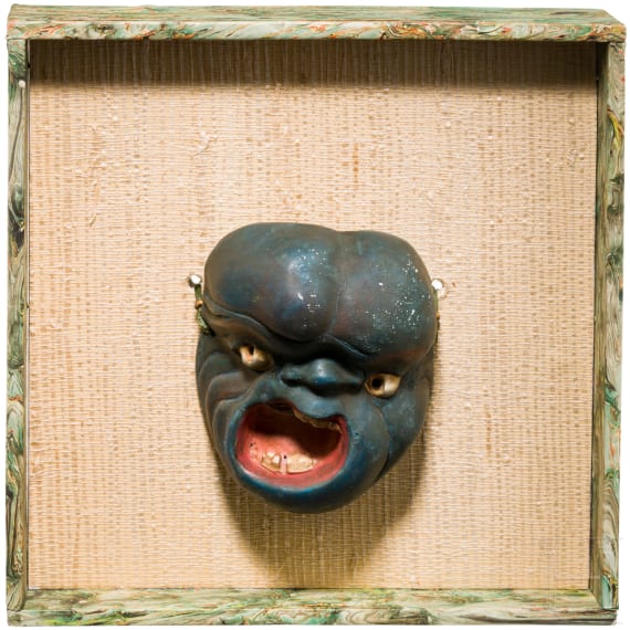 A grotesque mask, Japan, Edo/Meiji period
