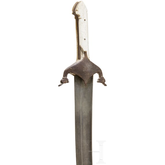 A Persian shamshir with an older European blade, 19th century