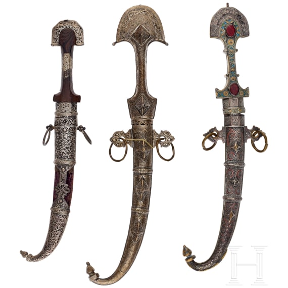 Three Moroccaan koummyas, 19th century