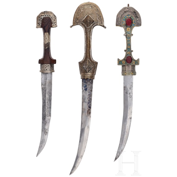 Three Moroccaan koummyas, 19th century