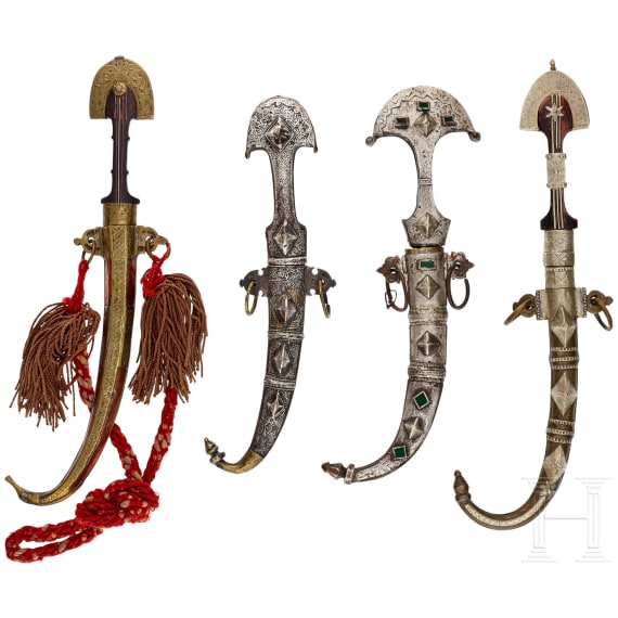 Four Moroccan koummyas, 19th/20th century