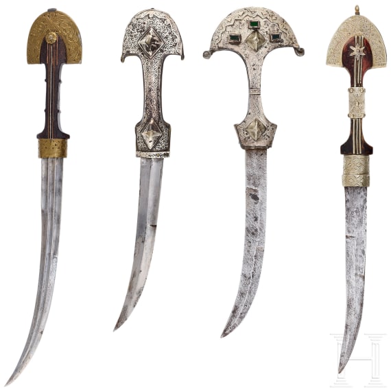 Four Moroccan koummyas, 19th/20th century