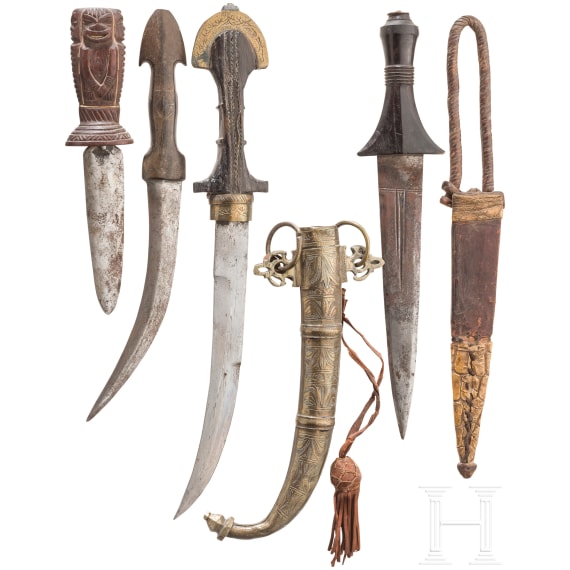 Four daggers, Maghreb, 20th century