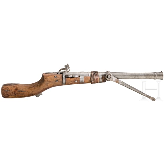 An Indian matchlock swivel gun, 19th century