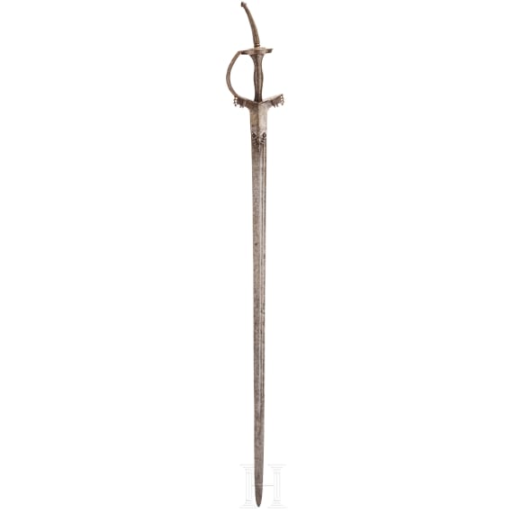 An Indian khanda with an European blade, 18th century