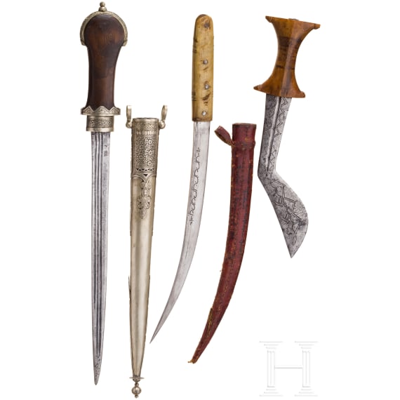 Three North African daggers, 19th and 20th centuries