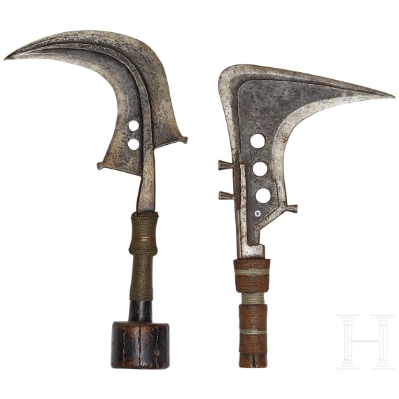 Two knifes of the Mangbetu tribe, Congo