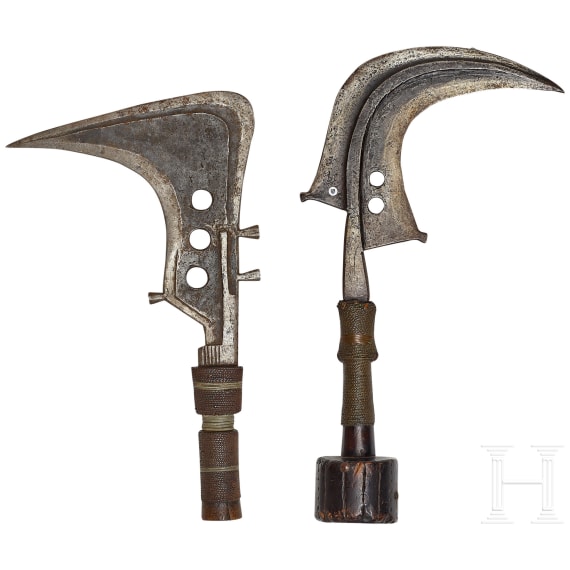 Two knifes of the Mangbetu tribe, Congo
