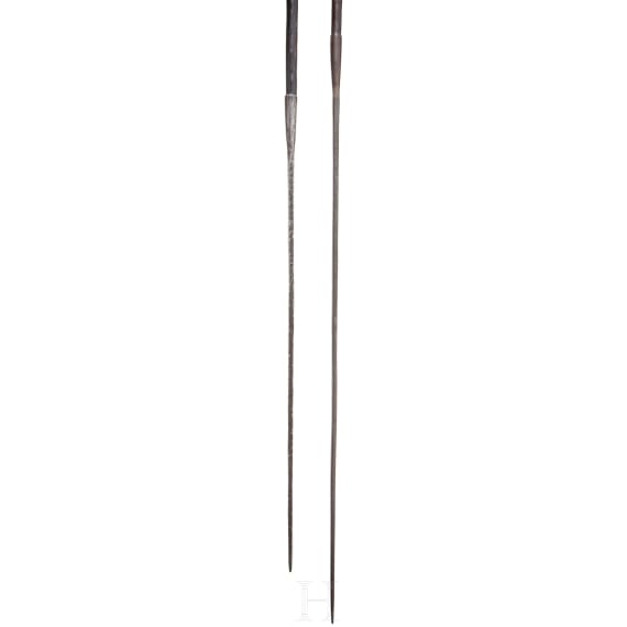 Three lion spears of the Massai, Kenya
