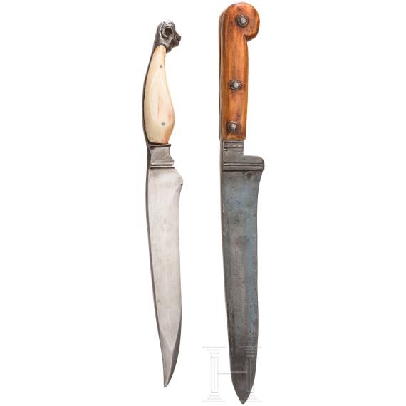 Two Indian knives, 19th/20th century