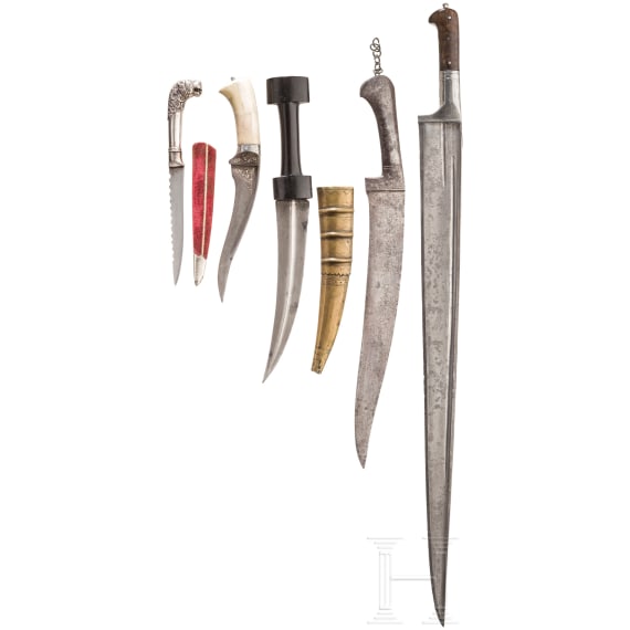 A group of Indian and Afghan blank weapons, 19th/20th century