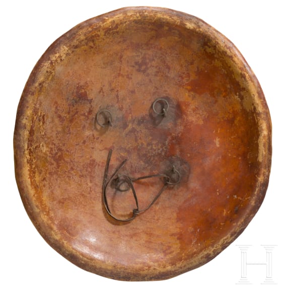 An Indian leather shield, 18th century