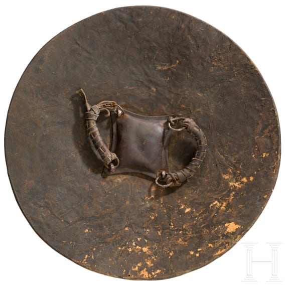An Indian leather shield (ghal), 18th century