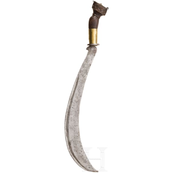 A ram dao (sacrificial axe), Nepal, circa 1900
