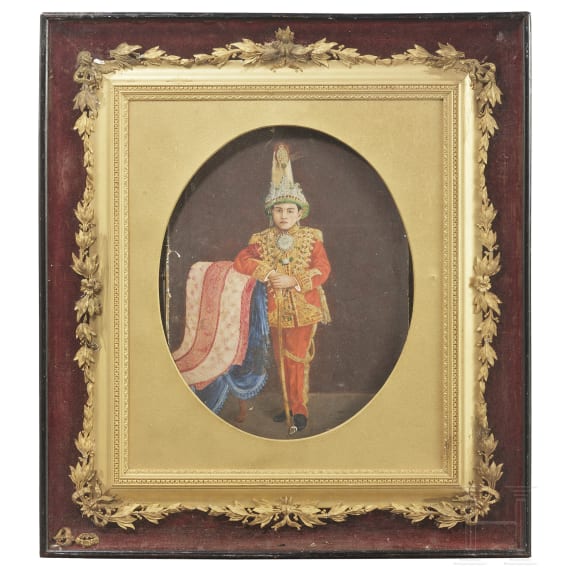 A portrait of a young maharajah, 19th century