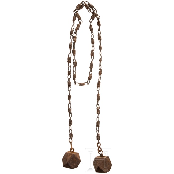 A combat chain, presumably China, 19th century