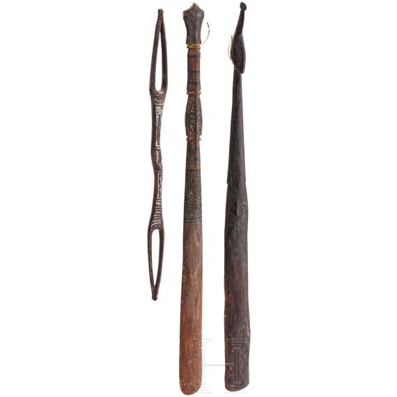 Three cooking tools, Papua New Guinea
