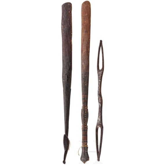 Three cooking tools, Papua New Guinea