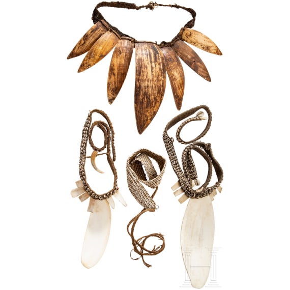 Four pieces of jewellery, Papua New Guinea