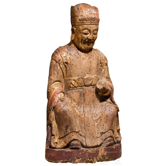 A figure of a wise man, China, 18th/19th century