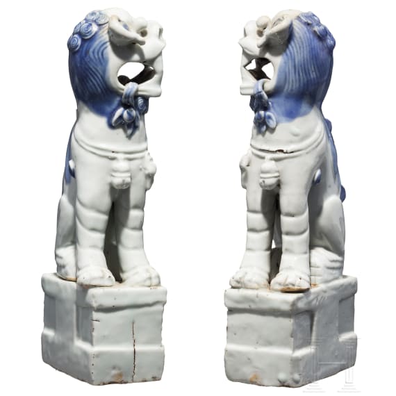A pair of Foo dogs, China, 19th century