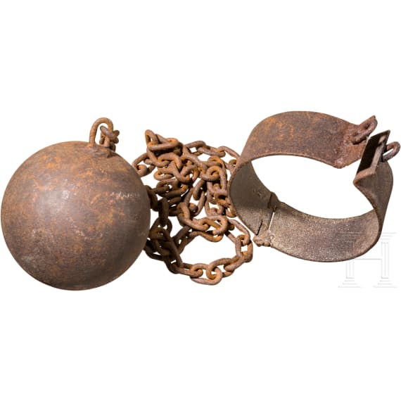 A neck iron with pendant ball, Historicism in the style of the 16th/17th century