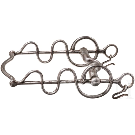 A French/German double bridle, 18th century
