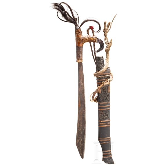 A klewang, Mandau, Borneo, 19th century