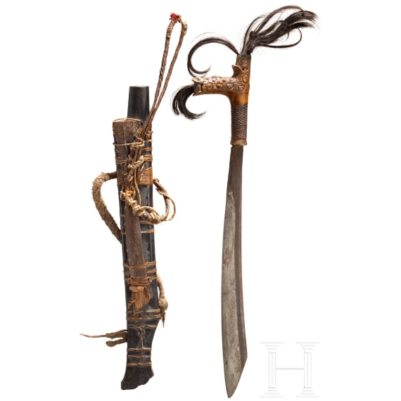 A klewang, Mandau, Borneo, 19th century