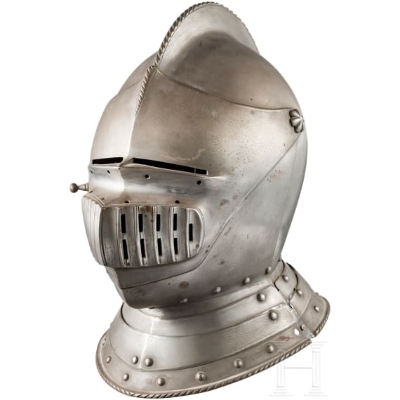 A close helmet, historicism in the style around 1600