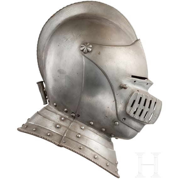 A close helmet, historicism in the style around 1600