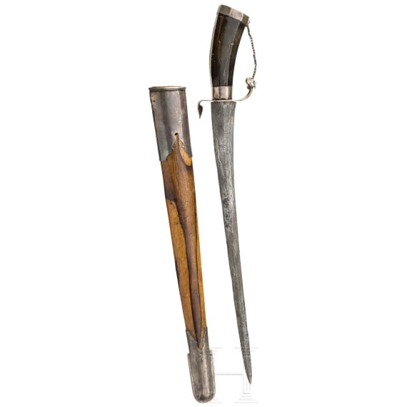 A Sumatran silver-mounted pedang, 19th century