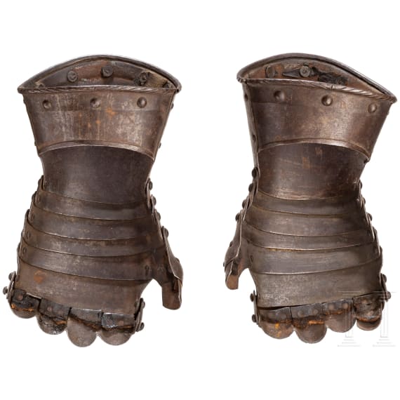 A pair of gauntlets, Historicism in the style of the 16th century