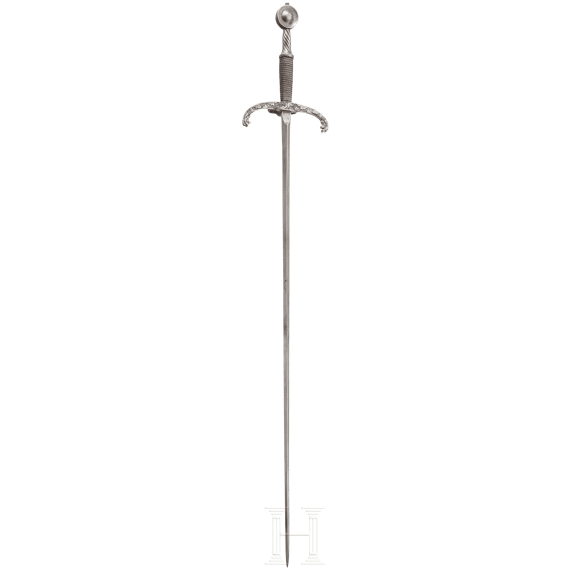 A stabbing sword (estoc), Historism in the style around 1500